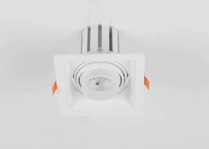 10W parrilla de aluminio Downlight del cuadrado LED con un AC85 principal - 265V